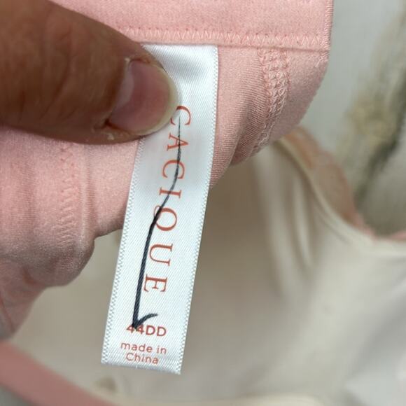 Cacique Women’s 44DD Pink Lace Mastectomy Bra No Underwire NWT - Picture 4 of 7